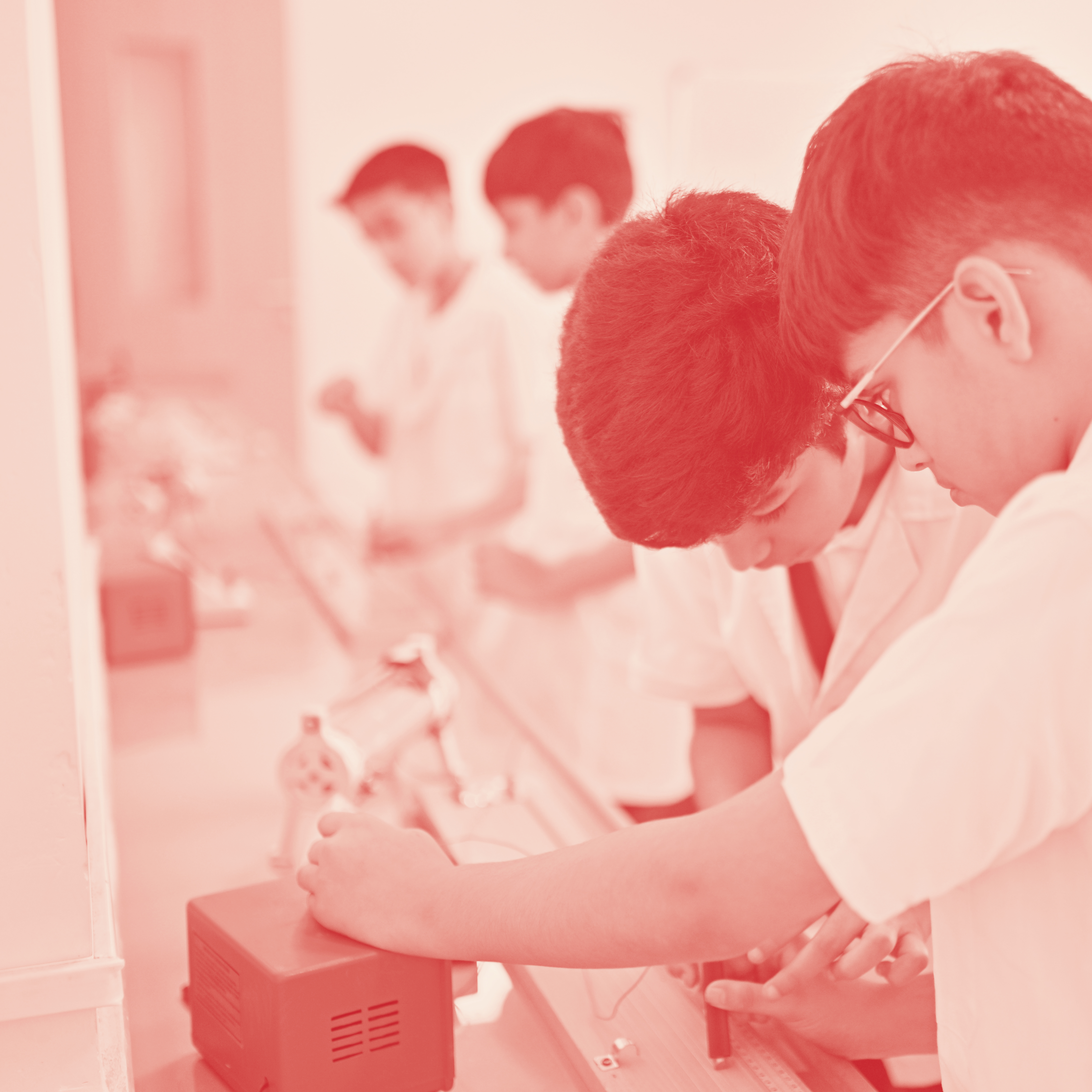 Students in lab